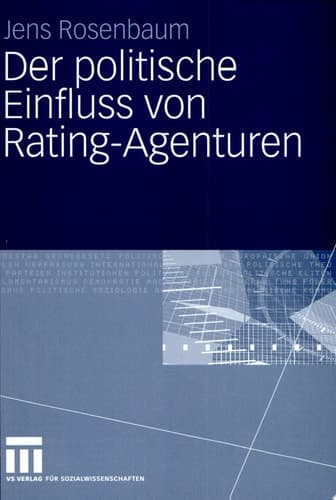 Der politische Einfluss von Rating-Agenturen