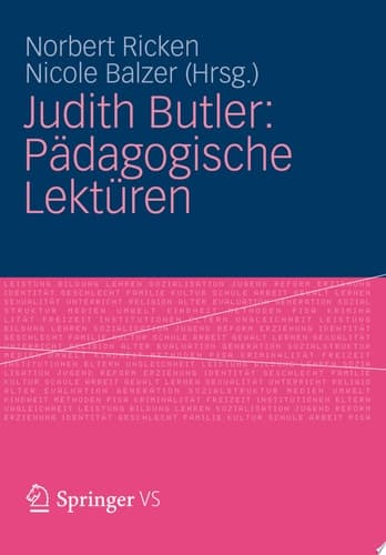 Judith Butler: Pädagogische Lektüren