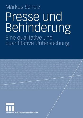 Presse und Behinderung Eine qualitative und quantitative Untersuchung
