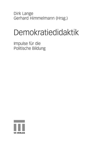 Demokratiedidaktik Impulse für die Politische Bildung