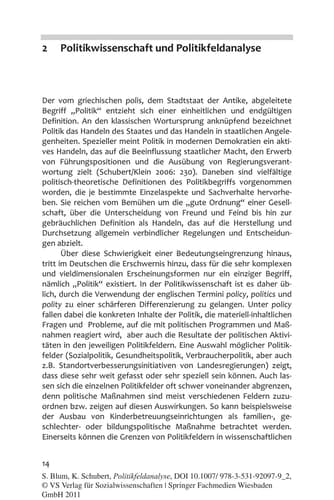 Politikfeldanalyse