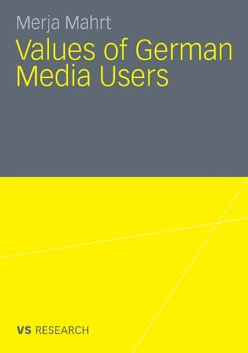 Values of German Media Users 1986 - 2007