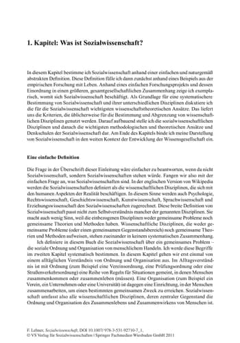 Sozialwissenschaft