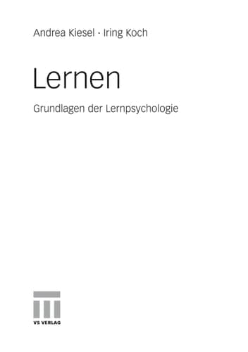Lernen Grundlagen der Lernpsychologie
