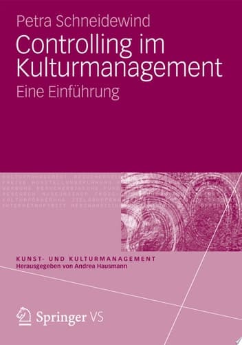 Controlling im Kulturmanagement Eine Einführung