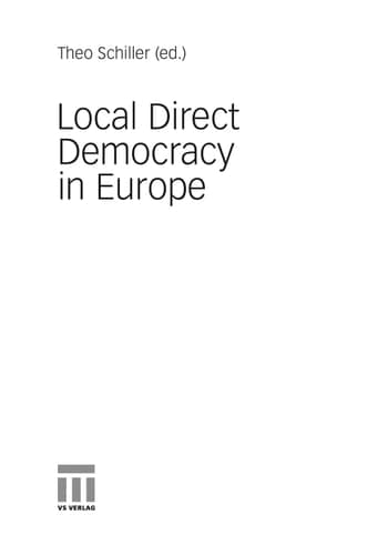 Local Direct Democracy in Europe