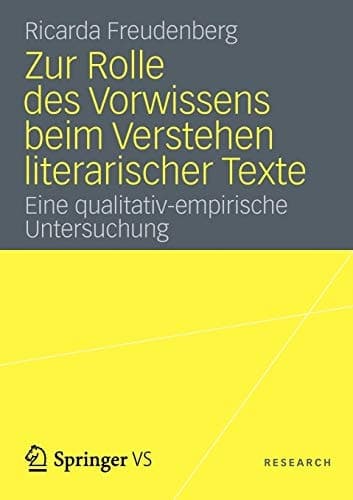 Zur Rolle des Vorwissens beim Verstehen literarischer Texte Eine qualitativ-empirische Untersuchung