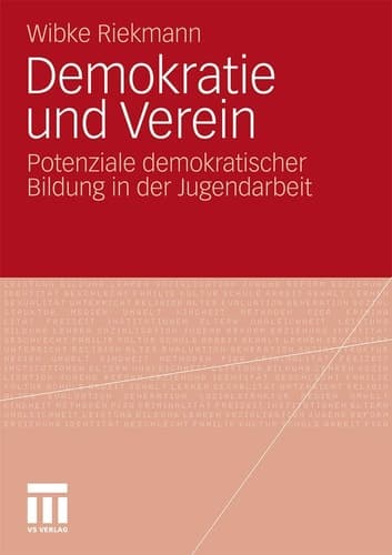 Demokratie und Verein Potenziale demokratischer Bildung in der Jugendarbeit