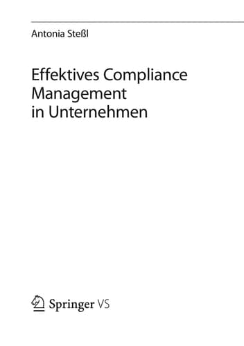 Effektives Compliance Management in Unternehmen