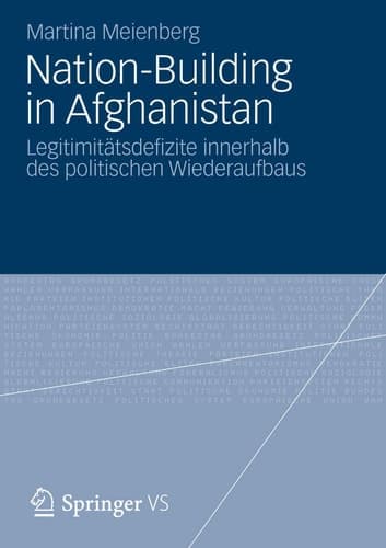 Nation-Building in Afghanistan Legitimitätsdefizite innerhalb des politischen Wiederaufbaus