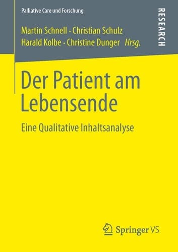 Der Patient am Lebensende Eine Qualitative Inhaltsanalyse
