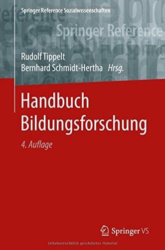 Handbuch Bildungsforschung - BAND I & II (Springer Reference Sozialwissenschaften) (German Edition)