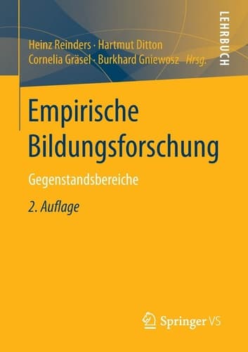 Empirische Bildungsforschung Gegenstandsbereiche