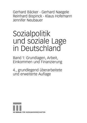 Sozialpolitik und soziale Lage in Deutschland 2