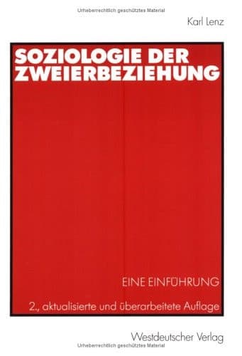 Soziologie der Zweierbeziehung eine Einführung