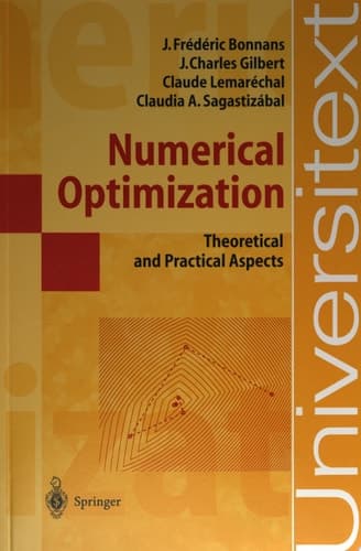 Numerical Optimization theoretical and practical aspects : with 26 figures