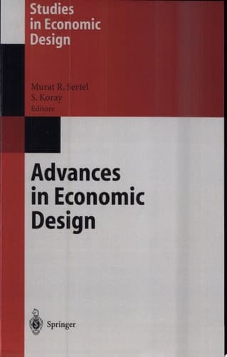 Advances in Economic Design