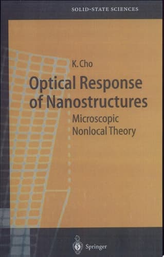 Optical Response of Nanostructures Microscopic Nonlocal Theory