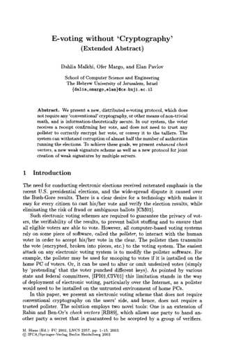 Financial Cryptography 6th International Conference, FC 2002, Southampton, Bermuda, March 11-14, 2002, Revised Papers