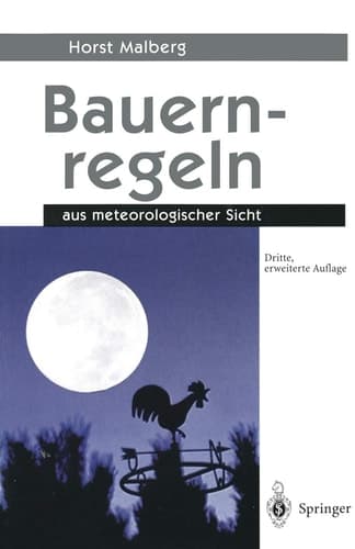 Bauernregeln Aus meteorologischer Sicht