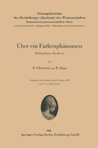 Aoeber Ein Farbenphanomen (Polyphane Farben)