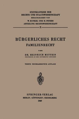 Bürgerliches Recht Familienrecht