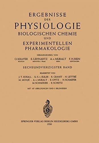 Ergebnisse der physiologie biologischen chemie und experimentellen pharmakologie