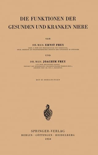 Die Funktionen der Gesunden und Kranken Niere