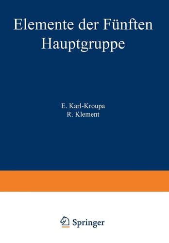 Elemente der Fünften Hauptgruppe Arsen · Antimon · Wismut