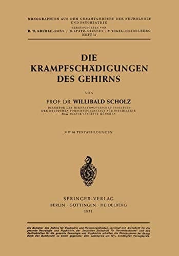Die Krampfschädigungen des Gehirns