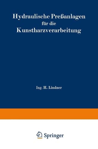 Hydraulische Preßanlagen für die Kunstharzverarbeitung
