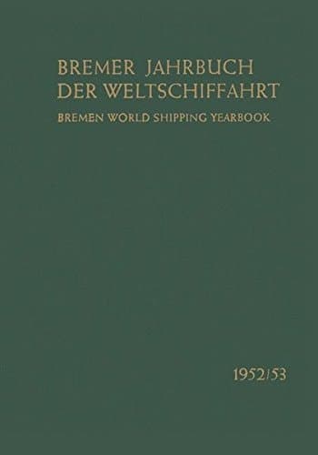 1952/53 Analyse der Schiffahrtswirtschaft