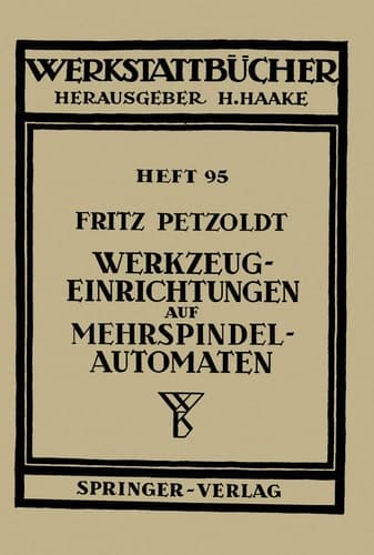 Werkzeugeinrichtungen auf Mehrspindelautomaten