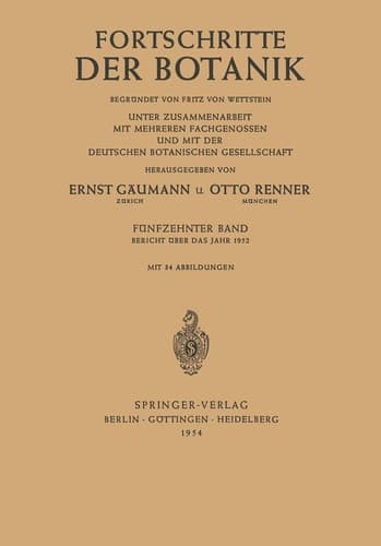 Bericht Über das Jahr 1952