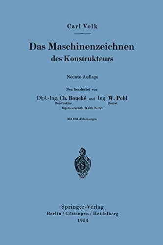 Das Maschinenzeichnen des Konstrukteurs