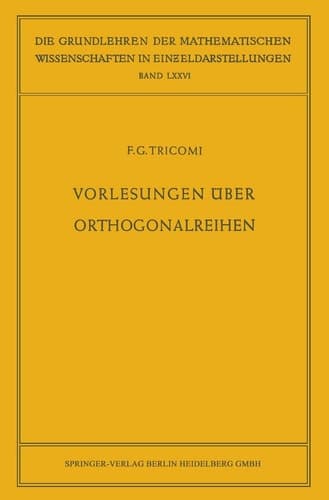 Vorlesungen über Orthogonalreihen