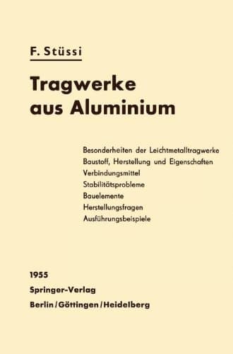 Tragwerke aus Aluminium (German Edition)