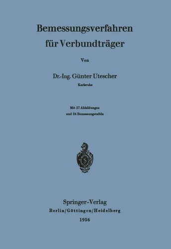 Bemessungsverfahren für Verbundträger