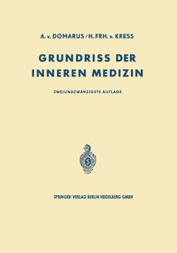 Grundriss der Inneren Medizin (German Edition)