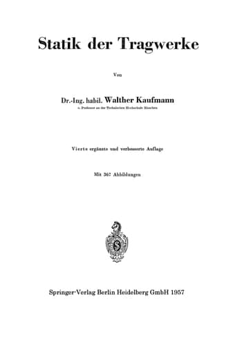 Statik der Tragwerke