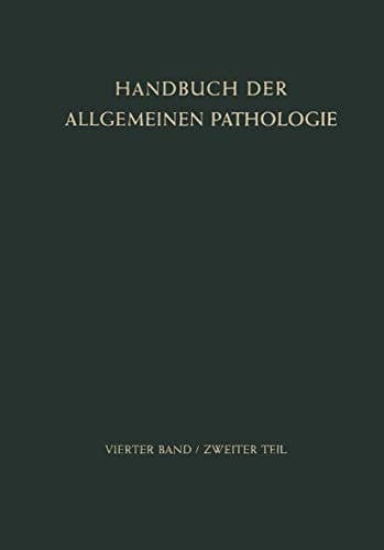 Der Stoffwechsel II (Handbuch der allgemeinen Pathologie) (German Edition)