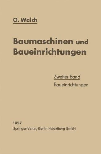 Baueinrichtungen.