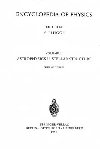 Astrophysik II: Sternaufbau / Astrophysics II: Stellar Structure