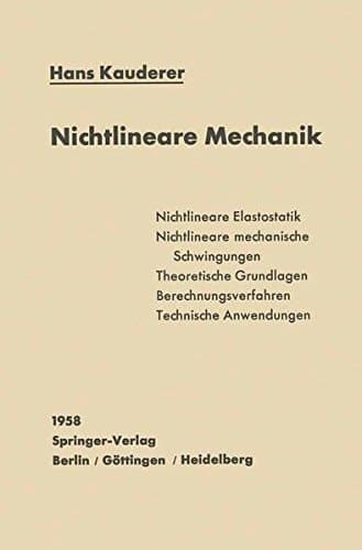 Nichtlineare Mechanik (German Edition)