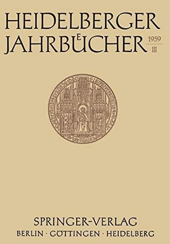 Heidelberger Jahrbücher