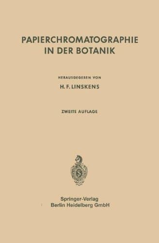 Papierchromatographie in der Botanik (German Edition)