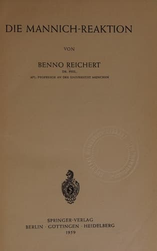 Die Mannich-Reaktion (German Edition)