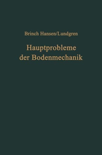 Hauptprobleme der Bodenmechanik