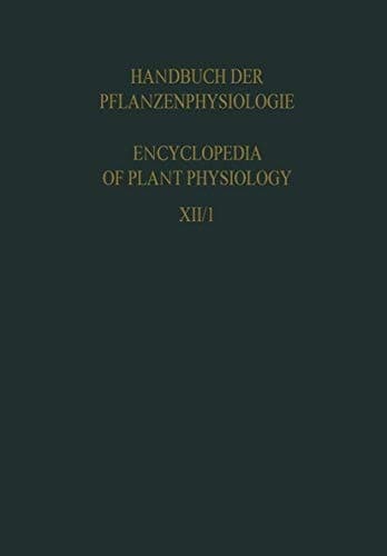 Plant Respiration Inclusive Fermentations and Acid Metabolism / Pflanzenatmung Einschliesslich Gärungen und Säurestoffwechsel: Part 1 / Teil 1 ... (German, English and French Edition)