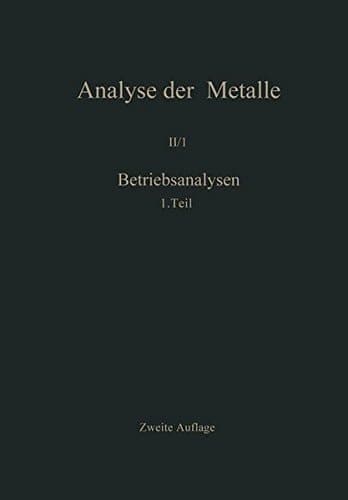 Betriebsanalysen Erster Teil